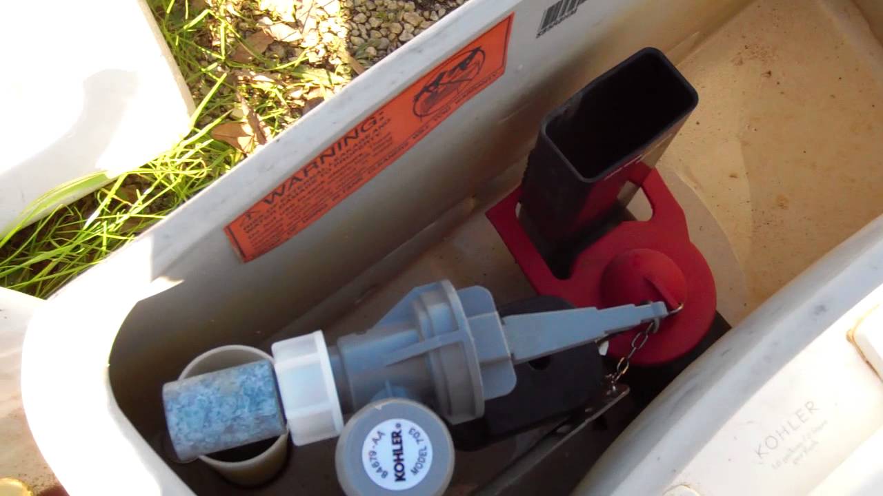 4377 NonFlushable Newer Kohler Rialto Lite Toilet Tank YouTube