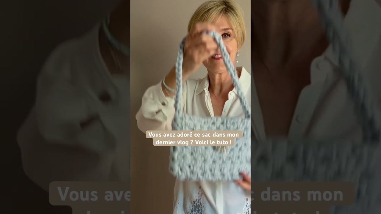 TUTO SAC CROCHET FACILE ET RAPIDE À RÉALISER 