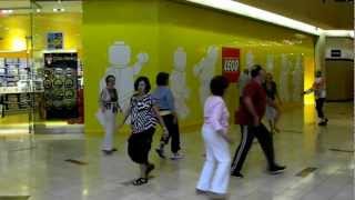Highland Park Senior Center Flash Mob:  Attacks Northbrook Court (full version)