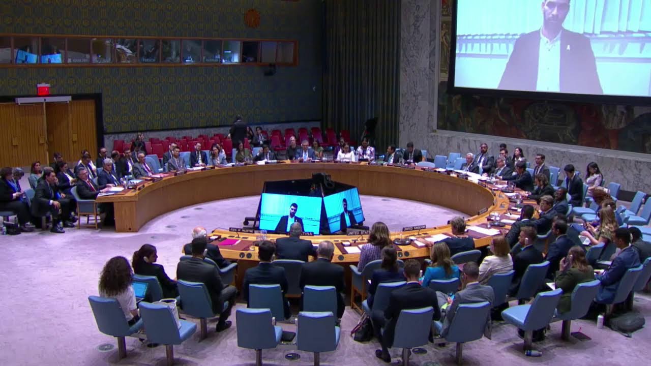 Un security Council meeting on hostages held by Hamas in Gaza