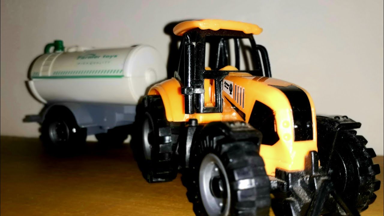 unboxing a farming tractor with container.🚜 YouTube