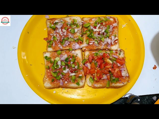 10 मिनट में बनाए ब्रेड पिज़्ज़ा तवे पर|Bread Pizza On Tawa|Instant Pizza| Snacks|Bread Pizza Recipe | NishaMadhurima Recipes