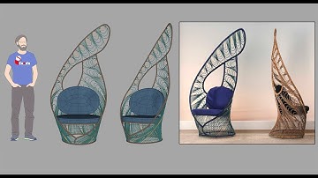 Sketchup modeling Tutorial - High chair - Cách dựng chiếc ghế cao