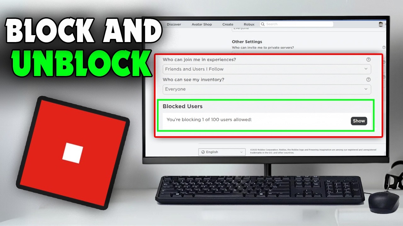 How To Block Unblock Someone On Roblox 2026 YouTube 