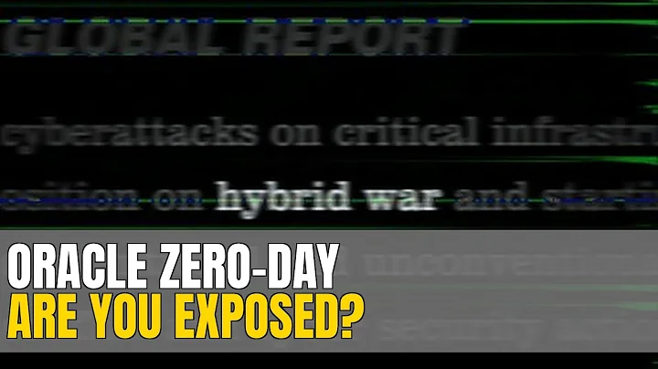 Oracle's Secret Zero-Day: ARE YOU EXPOSED? #TechNews