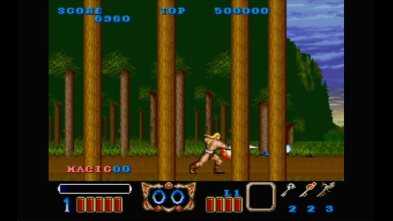 Super Nintendo Snes 16 bit Magic Sword #1 Начало