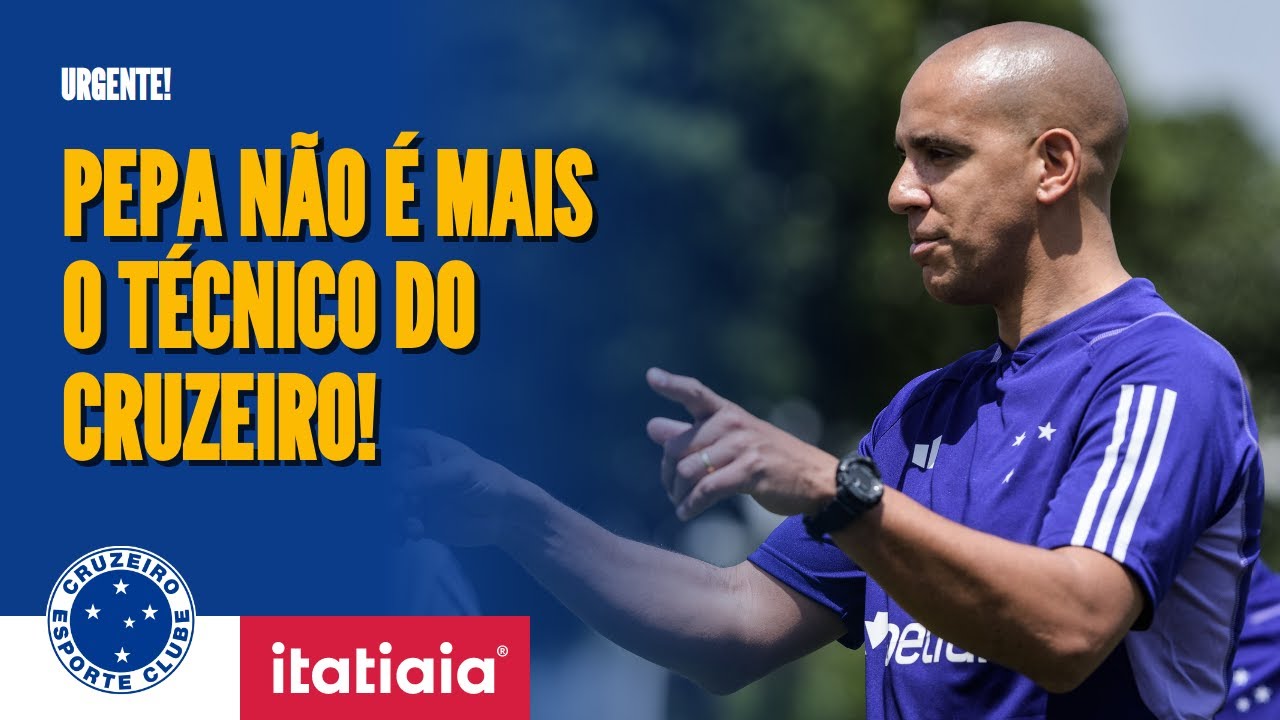 Sem vencer há sete jogos, Cruzeiro anuncia a demissão de Pepa 