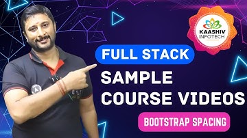Bootstrap Margin, Padding & Spacing - Full Stack Course - Web Design Course - Kaashiv Course Videos