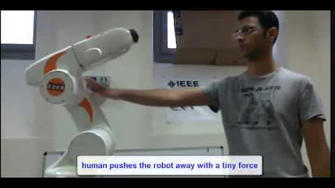 Human-robot physical interaction and collaboration using an industrial robot