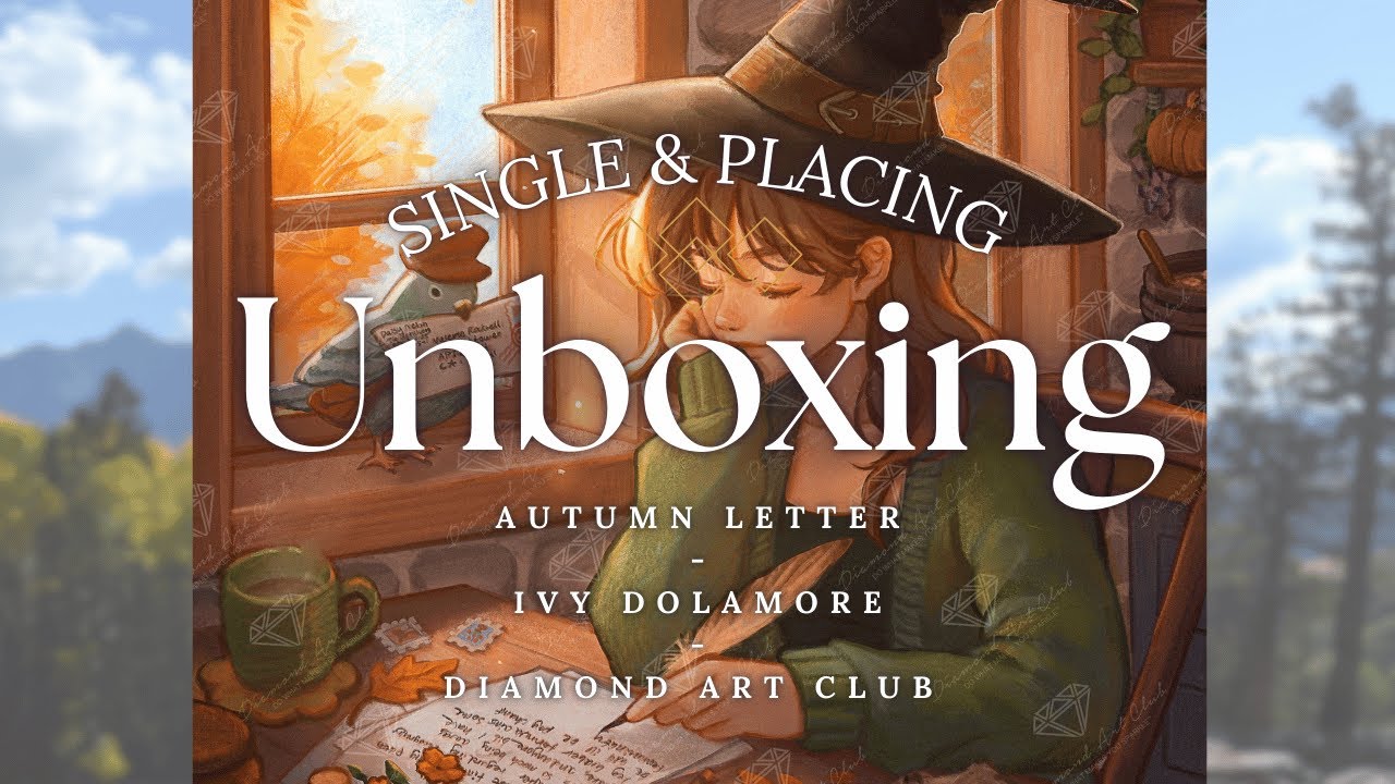 Распаковка: Осеннее письмо - Айви Доламор - @diamondartclub 