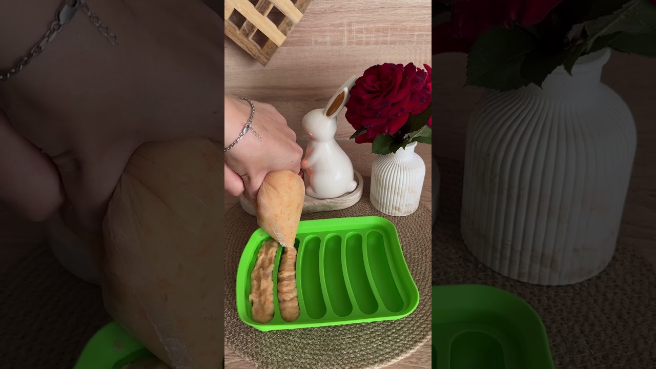 СОЧНЫЕ СОСИСКИ ДЛЯ МАЛЫШЕЙ ИЗ КУРИЦЫ #food
