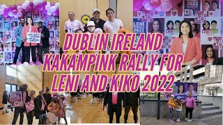 DUBLIN IRELAND KAKAMPINK RALLY FOR LENI AND KIKO 2022 | RONSASTV