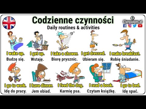 Codzienne czynności po angielsku | Przydatne zwroty