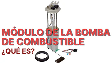 ¿Qué módulo controla la bomba de combustible?