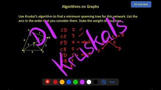 Decision 1 - Algorithms on Graphs - Video 1
