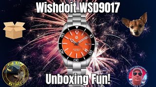 Wishdoit 9017 Automatic Dive Style Watch Unboxing Fun