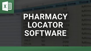 Pharmacy Locator Software Excel Addin screenshot 5