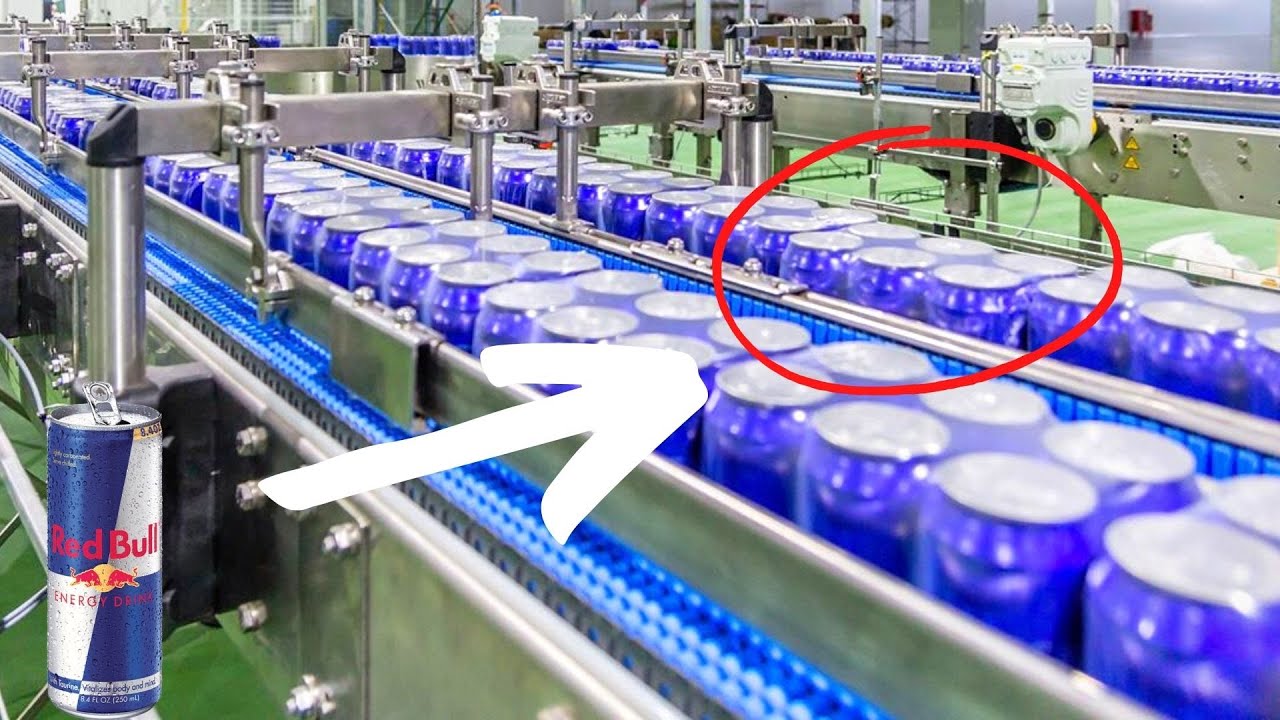 How It's Made Red-Bull and Hell energy drinks? | Most Interesting  Manufacturing Processes!!! - YouTube