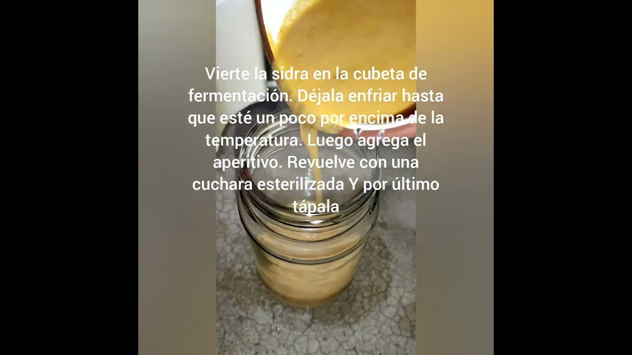 proceso de elaboración de una bebida fermentada- SIDRA DE MANZANA