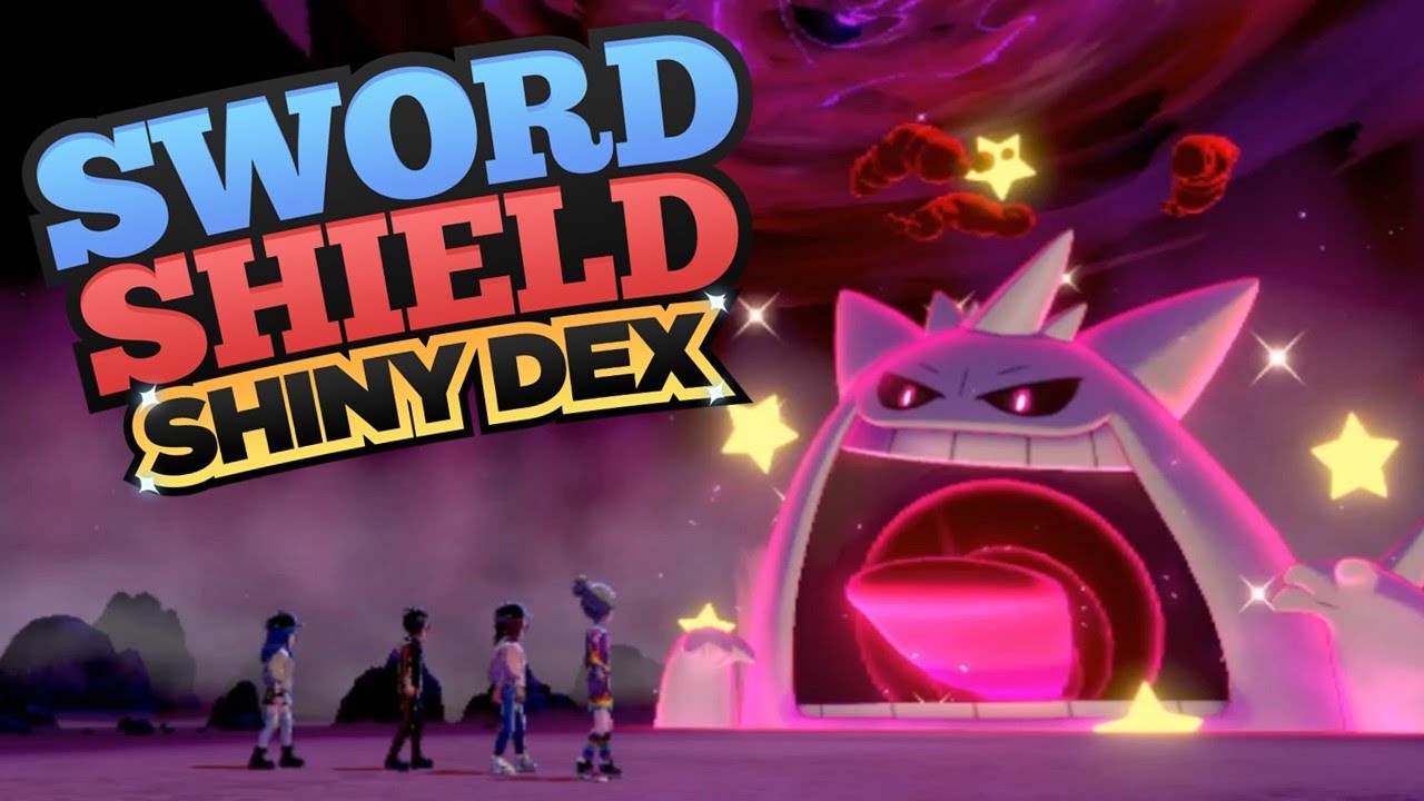 👾 We Found SHINY Gigantamax GENGAR! Shiny Raid Den Hunting in Pokemon  Sword and Shield! 