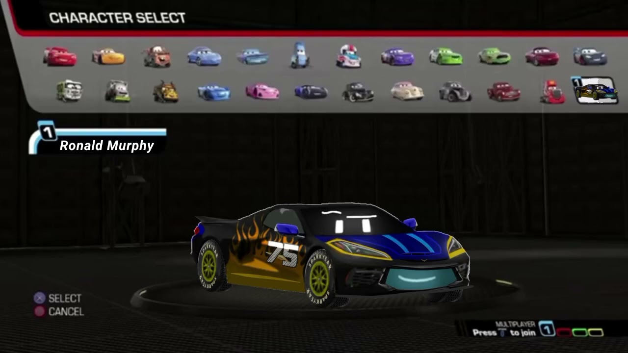 What if Ronald Murphy was playable in cars 3 driven to win for crossover