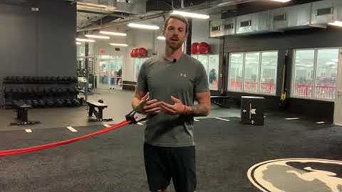 Shoulder Exercise: Banded External Rotation with Overhead Press