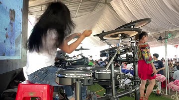 Yêu em cả trong giấc mơ-remix | cover drum thiên tài | màn biểu diễn trống cực đỉnh ,ca sĩ báo đạo