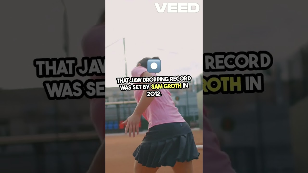 Sam Groth's Insane 263 km/h Serve! 