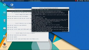 Theme your boring Xubuntu into Beautiful Material Design OS