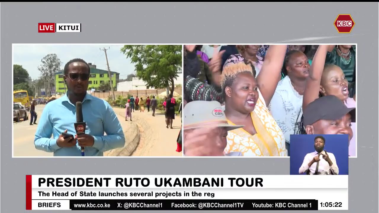 President Ruto continues with tour of Ukambani region