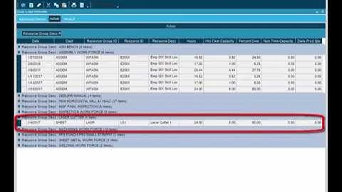 Epicor ERP Scheduling | Epicor ERP Kinetic