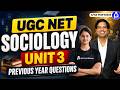 UGC NET Sociology Unit 3 PYQ Series | Most Important Questions for Exam || @DrLokeshBali
