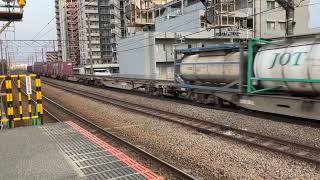 EF210-120号機+コキ20B(両)ジョイント音、カーブ音が最高!何度でも聴けるこの音!2023年2月8日
