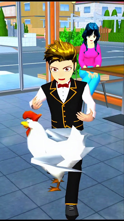 The waiter didn't understand Rina's words😆😆||#sakuraschoolsimulator #viralvideo #trending #sss