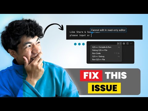 🔧 Fix "Cannot Edit in Read-Only Editor" in VS Code (100% Working Solution!) | 2025