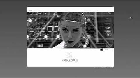 Eccentris flash website in 2002