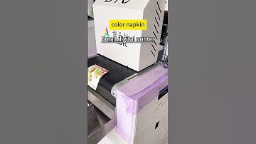 #digitalprintingColor Napkin Digital Inkjet Printer