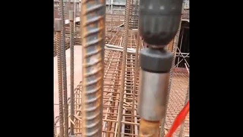 Contech Rebar Coupler Installation