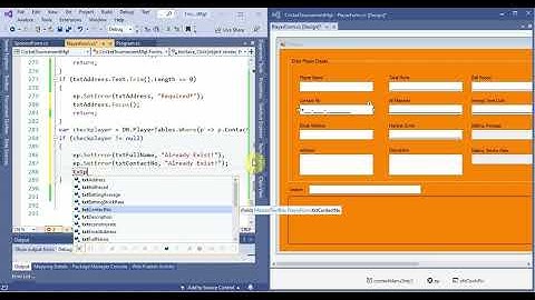Cricket Management System Part 19 Add Player