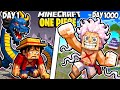 I Survived 1000 Days as LUFFY in Minecraft