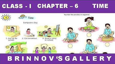 NCERT | Class 1 | Maths | Chapter 6 | Time | Class 1 Maths | learn time | how to learn Time | $