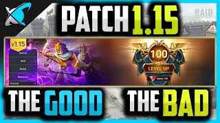 PATCH 1.15 is out.. The GOOD & The BAD !! | RAID: Shadow Legends screenshot 1