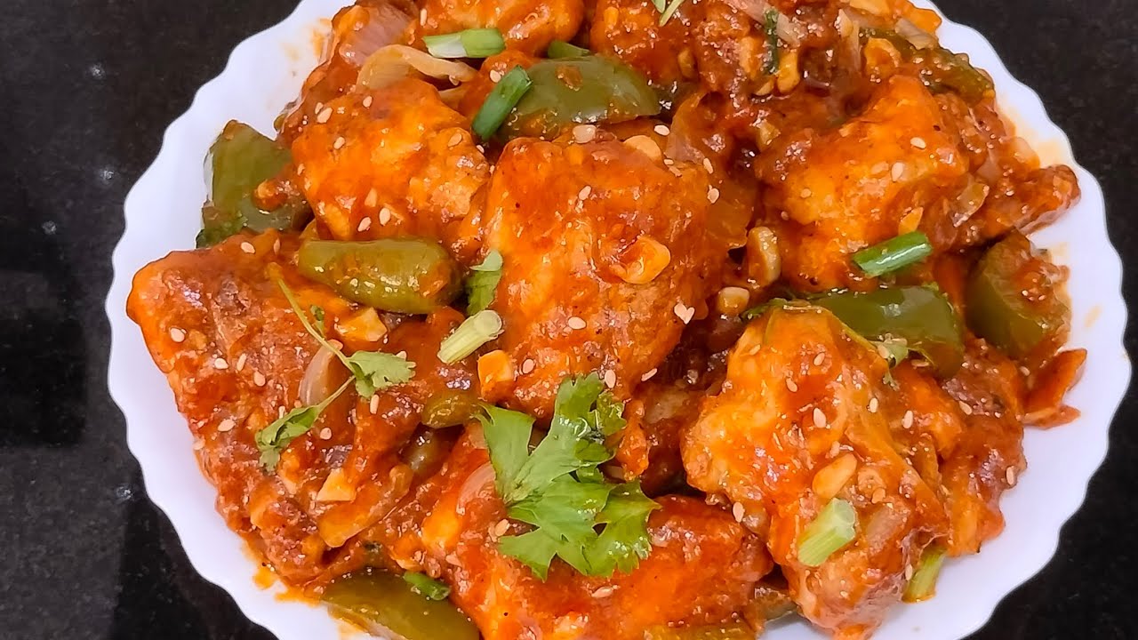 Garlic Chicken Restaurant style hot and spicy Tingles Malayalam