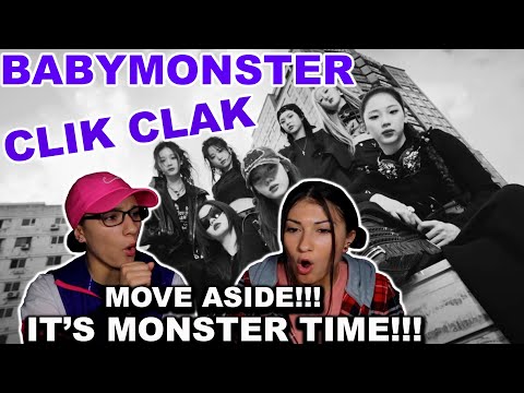 *IT'S BABYMONSTER TIME* Sisters React to BABYMONSTER - 'CLIK CLAK' M/V