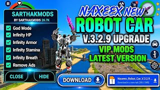 NAXEEX ROBOT CAR MOD MENU | V.3.2.9 | Download Free 🤗 | #naxeexgames #robotcar  screenshot 4
