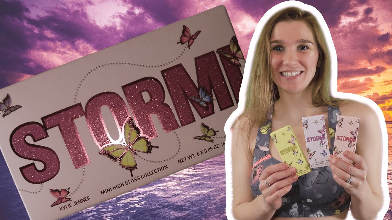 Kylie Cosmetics | Stormi Collection🦋 | Swatch Comparisons | Unboxing | Review | Try-on