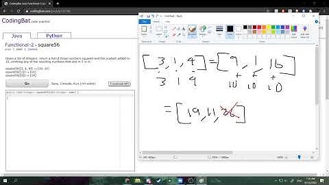 Functional-2 (square56) Java Tutorial || codingbat.com