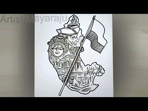Karnataka rajyotsava drawing  ಕರನಟಕ ರಜಯತಸವ  kannada rajyotsava  drawing  ಕರನಟಕ ಸಸಕತ  YouTube
