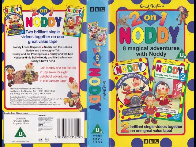 Noddy: 2 on 1 (1998 UK VHS) - YouTube