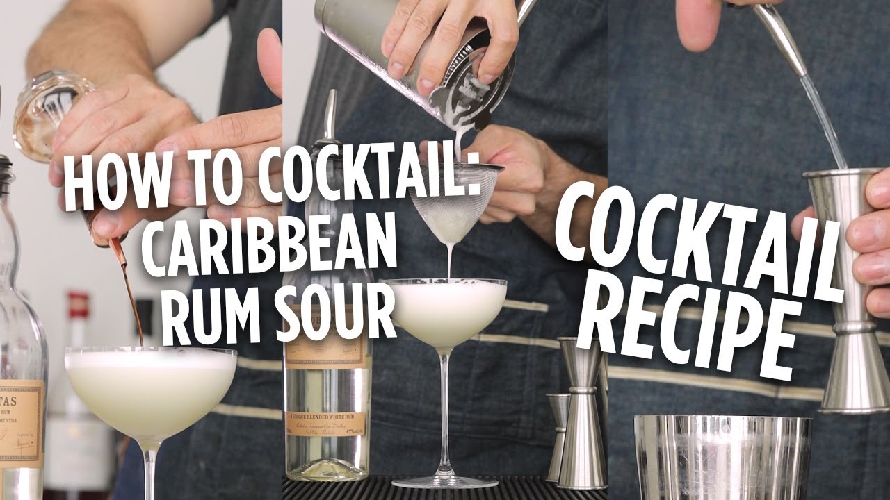 How to cocktail - Making a Caribbean Rum Sour - Probitas Cocktails